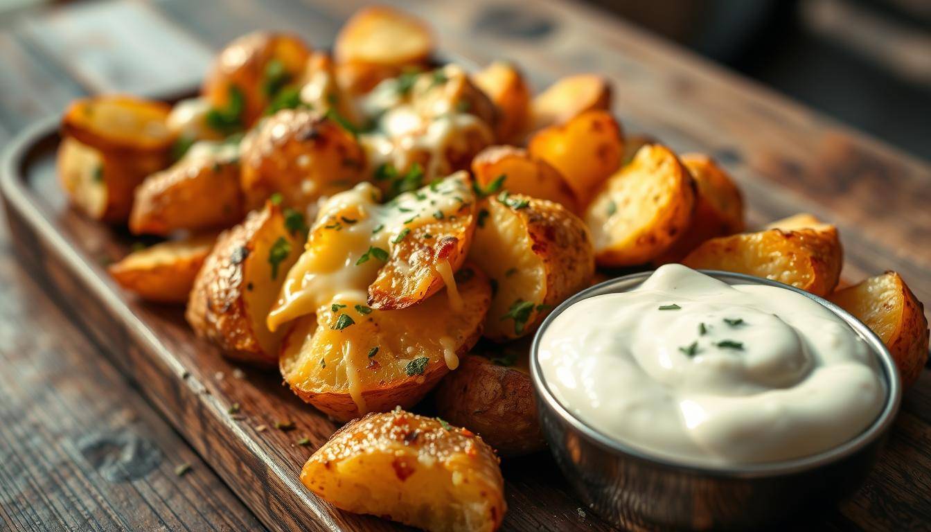 Cheesy Ranch Oven Roasted Potatoes