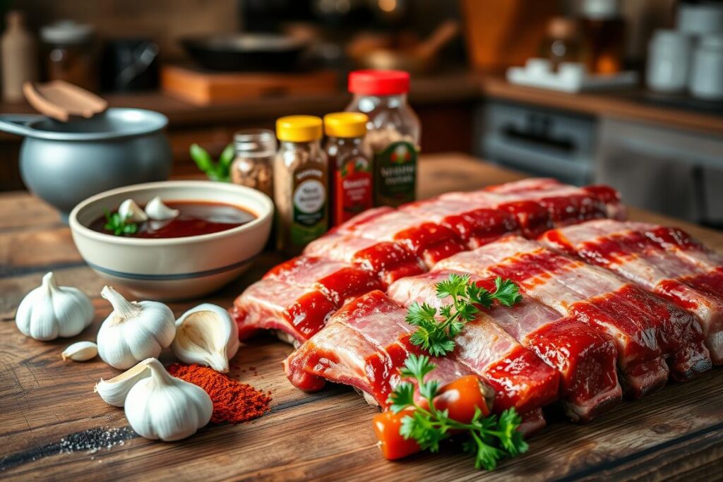Ingredients for Smoky Ribs Ingredients for Smoky Ribs