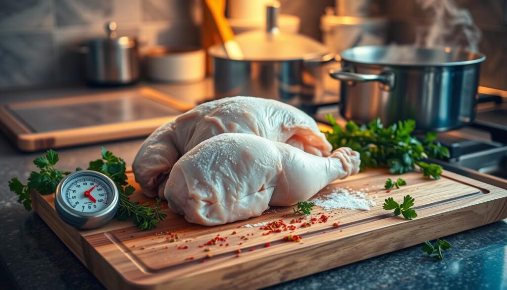 Partially Frozen Chicken Cooking Safety