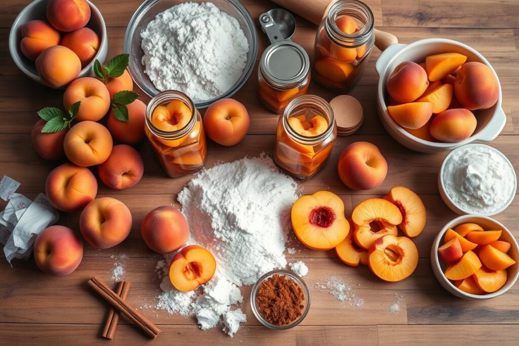 Peach Cobbler Ingredients