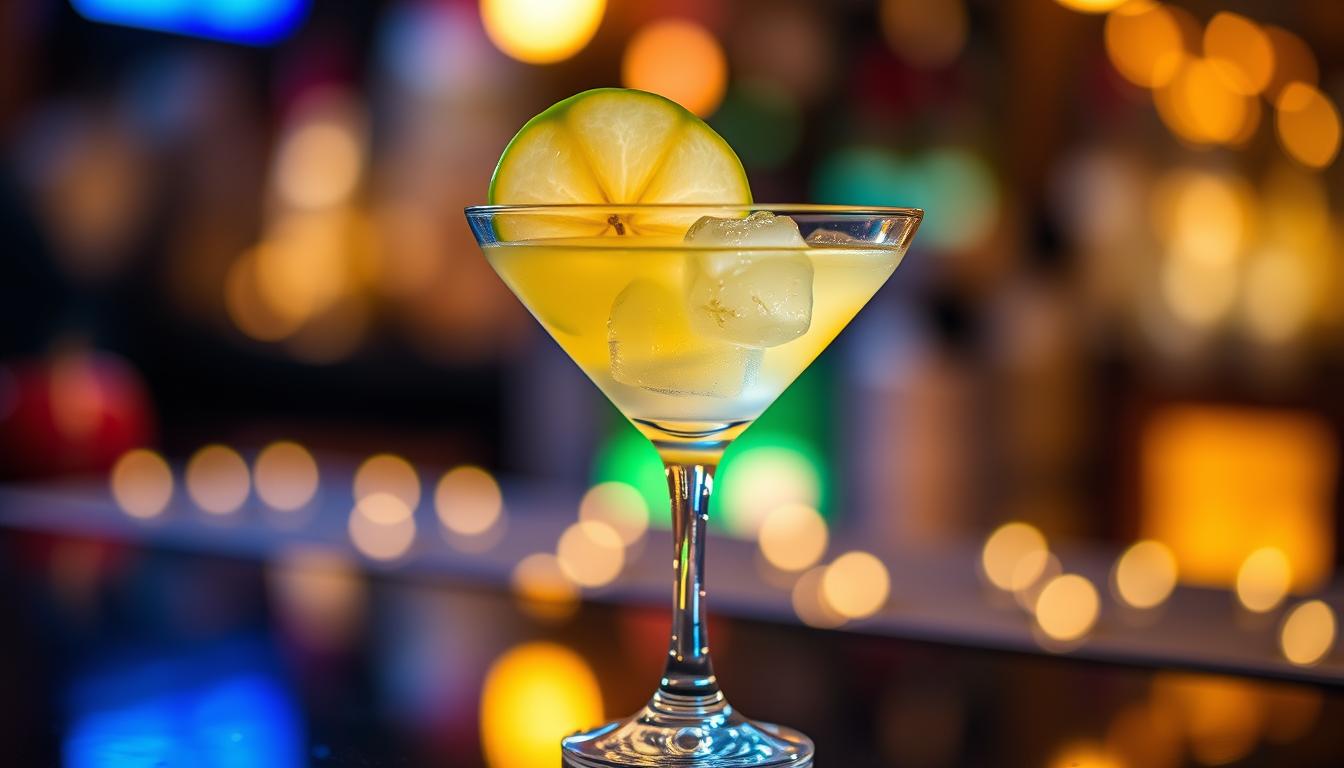 apple sour martini cocktail​