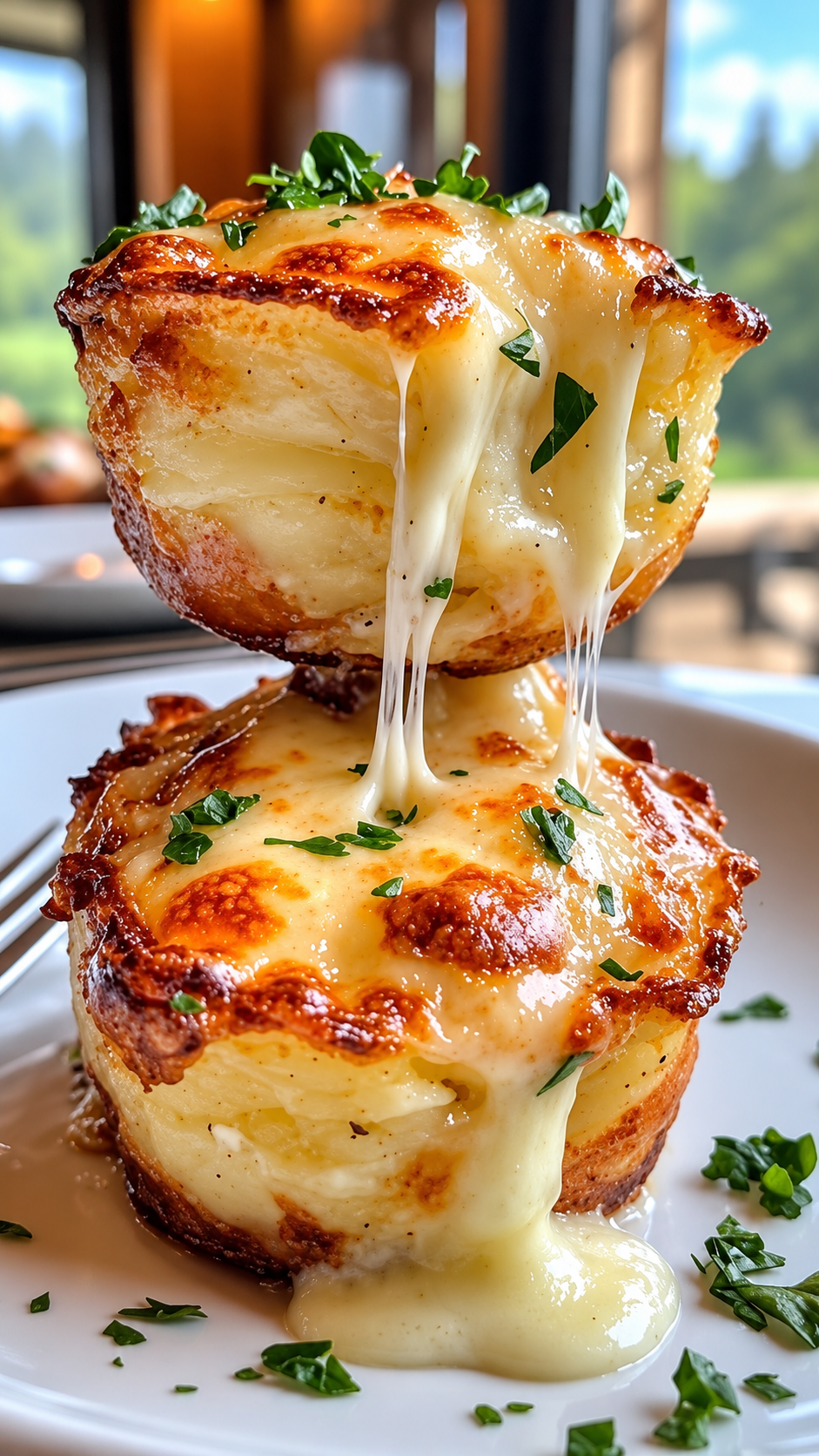Cheesy Mashed Potato Puffs