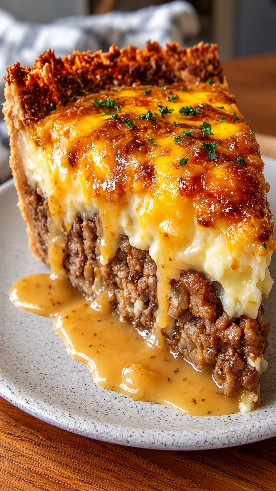 Cheesy Beef and Mashed Potato Pie